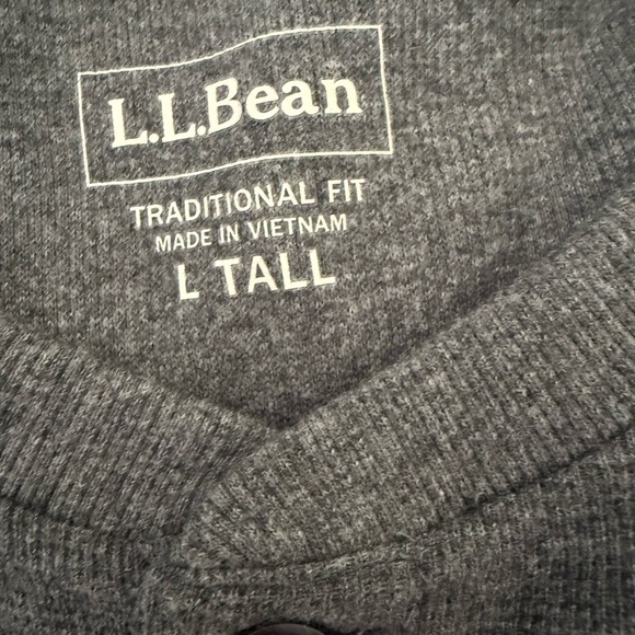 L.L. Bean Other - L.L. Bean Men's Charcoal V-Neck Sweater